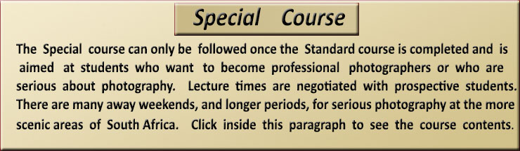 Click on image for more information about the Special Course